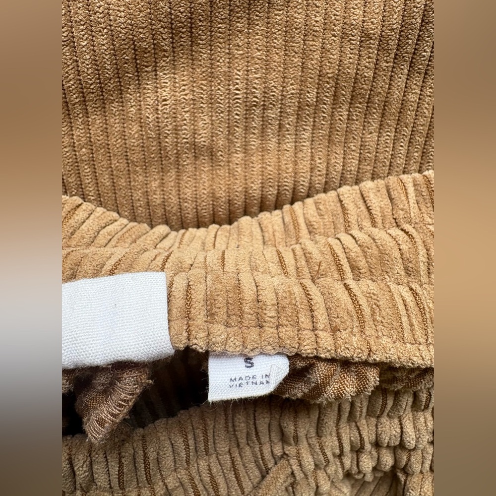 GAP Corduroy Drawstring Wide-Leg Pants - Brown - Picture 6 of 7